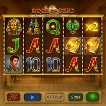 Amonbet - Machine à Sous Book of Dead - Free Spins